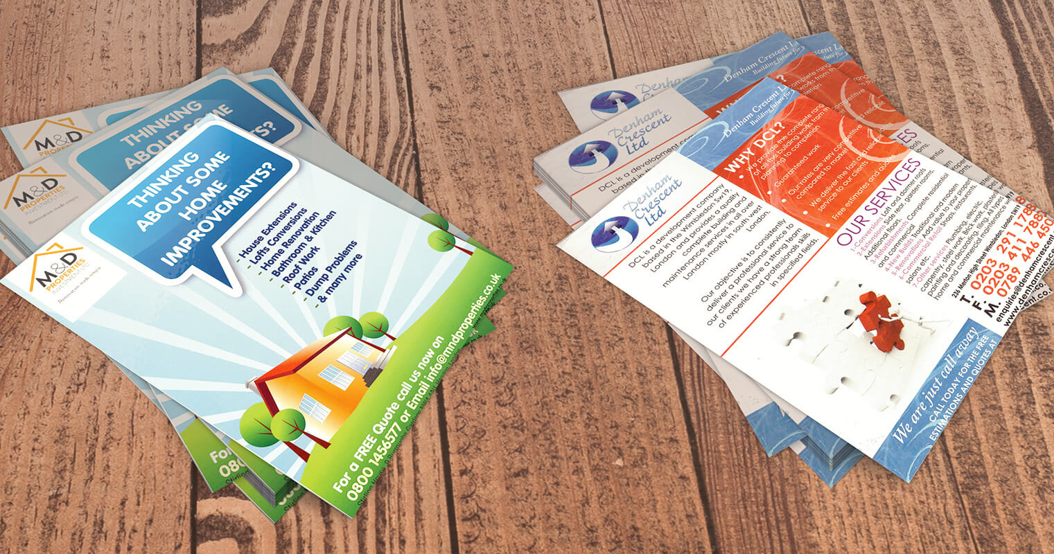 Four areas to get right when designing and printing your leaflet