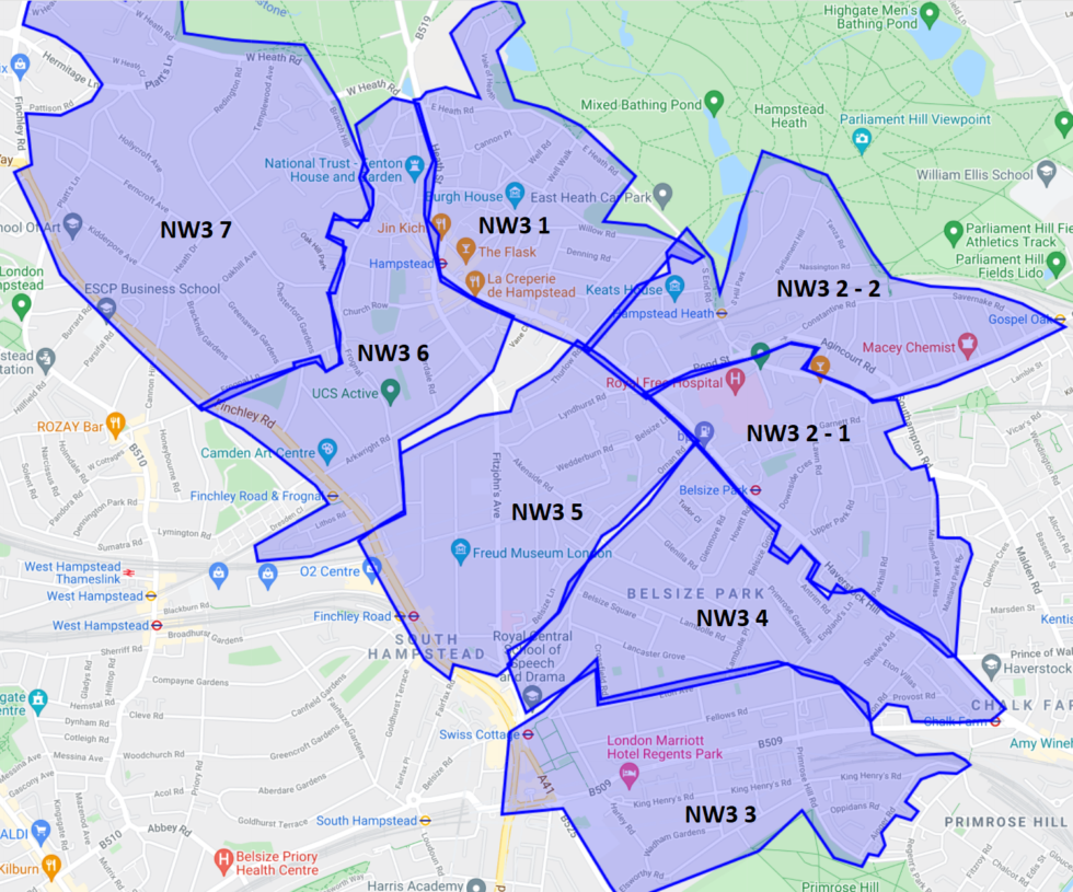 Leaflet Distribution Hampstead NW3 980x815 