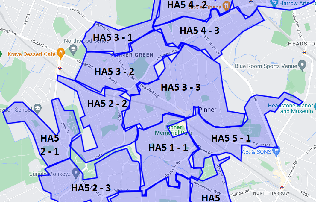 Leaflet distribution HA5 Pinner