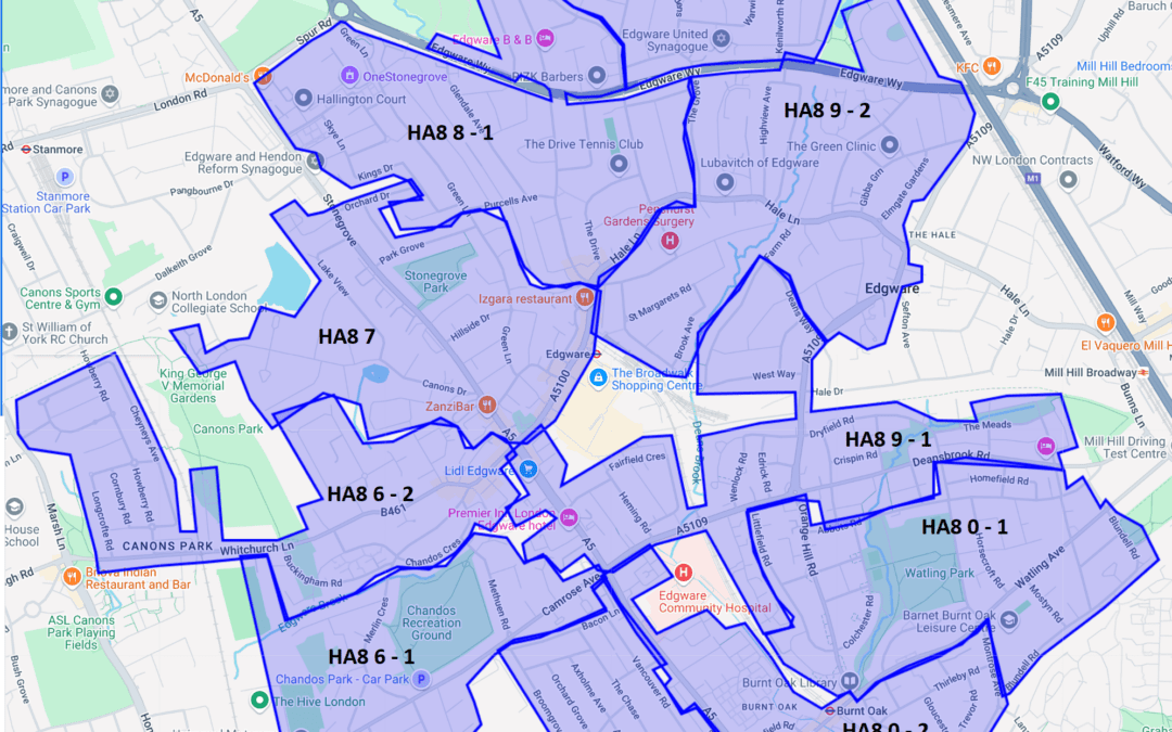 leaflet distribution HA8 Edgware