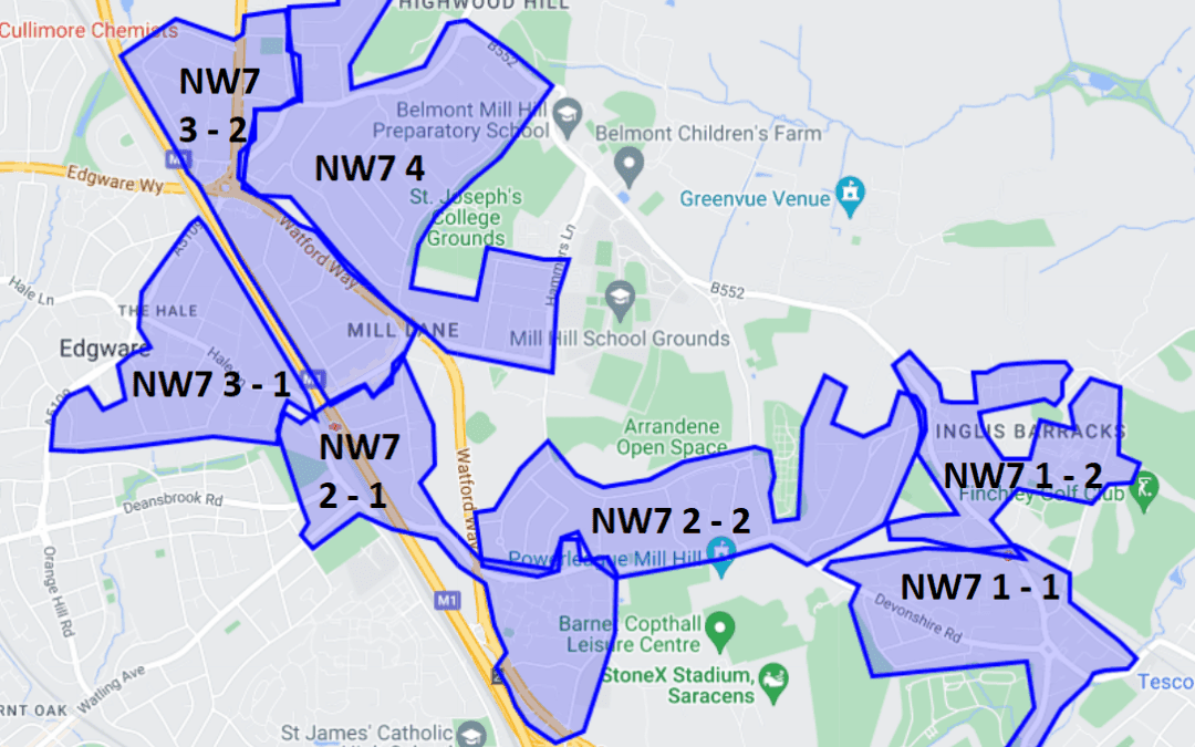 Leaflet distribution NW7 Mill Hill