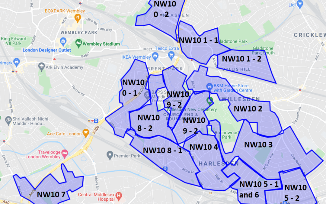 Leaflet distribution NW10 Willesden