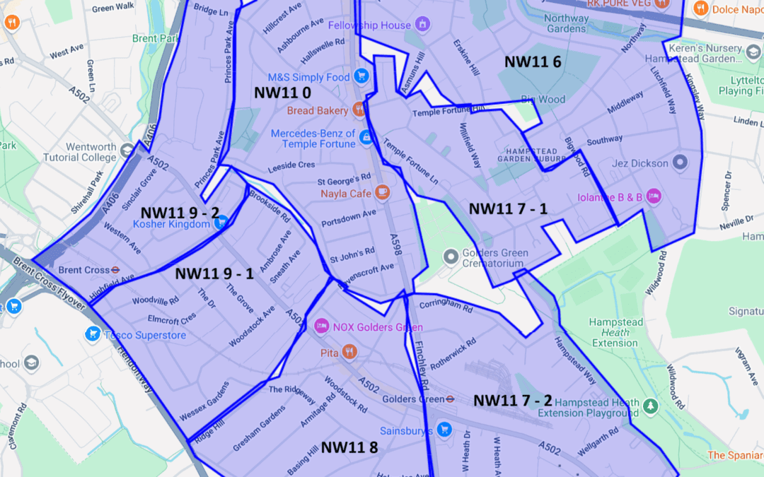 leaflet distribution NW11 Golders Green